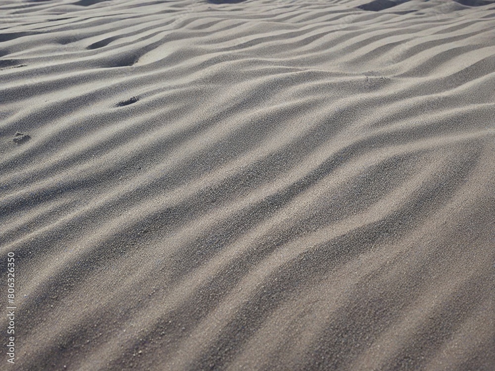 Obraz premium sand ripples on the beach