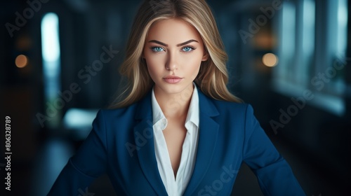 Wallpaper Mural Confident young businesswoman smiling in office, female leader and manager proudly poses for camera Torontodigital.ca