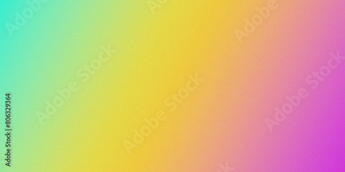 Soft Pastel Gradient Background. Colorful Gradient Background Shifting From Green To Yellow To Pink. Retro Backdrop Illustration