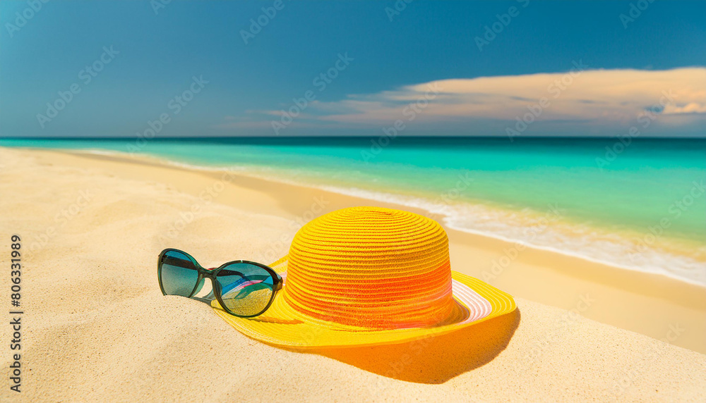 Obraz premium Vacances exotiques à la plage au soleil