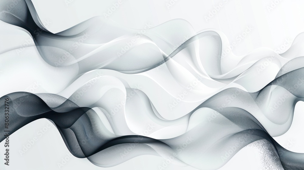 Fototapeta premium wave pattern illustration background. AI generated