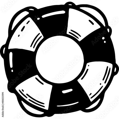 Doodle Lifebuoy Or Life Preserver 