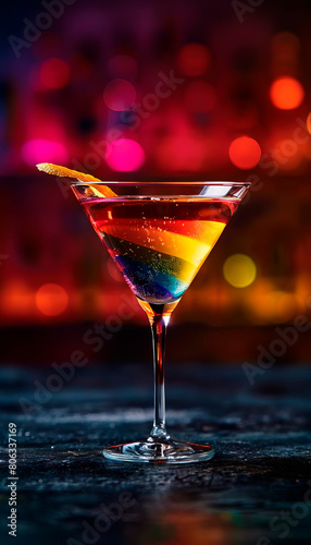 Wallpaper Mural a Pride Themed recipe for cocktail to share with friends and family Torontodigital.ca