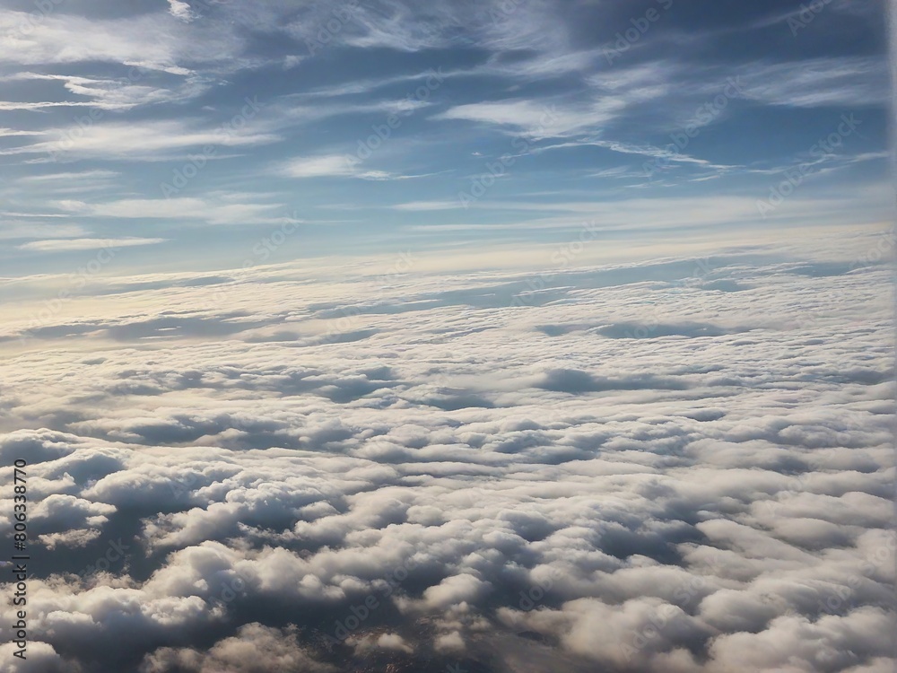Naklejka premium above the clouds