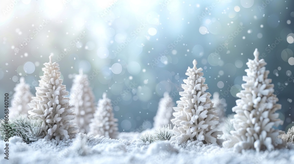 snow covered trees snow covered trees