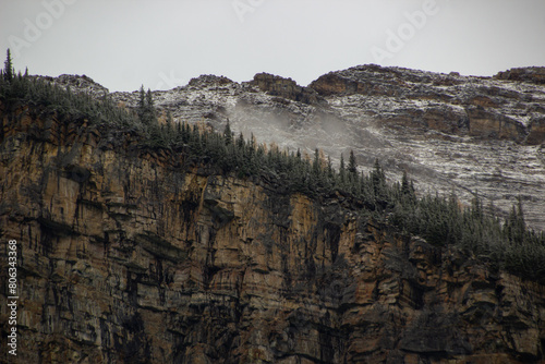 Mountain Cut  in the Canadian Rockies.