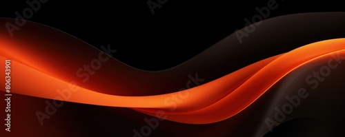 Black orange wave template empty space rough grainy noise grungy texture color gradient rough abstract background shine bright light and glow 
