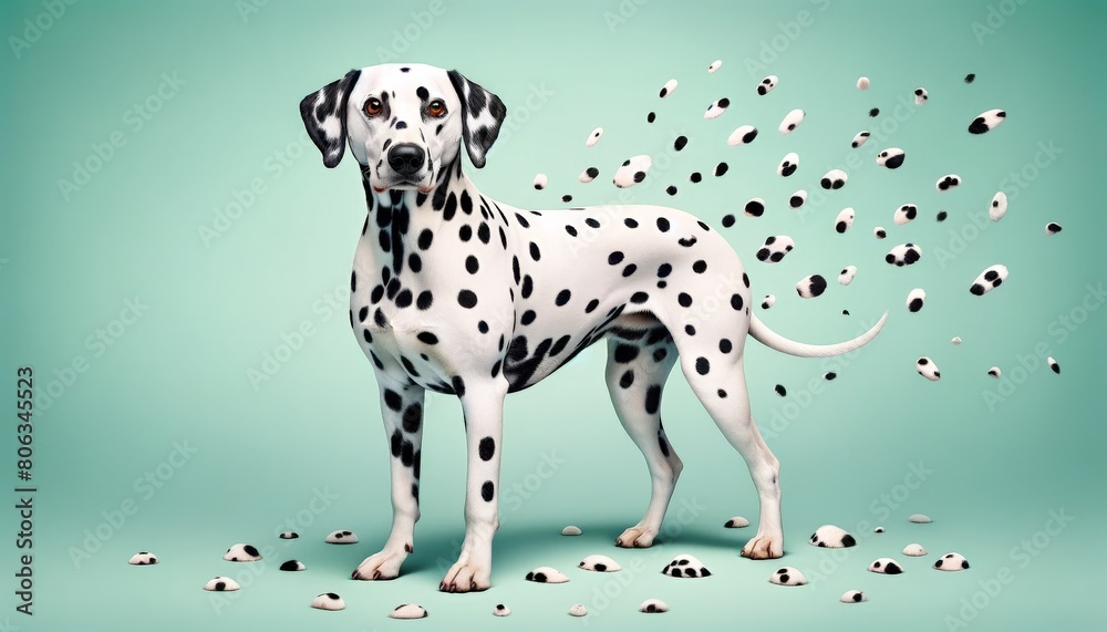 Dalmatian Dog Shedding Spots