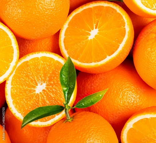 Oranges Closeup Premium Quality Image