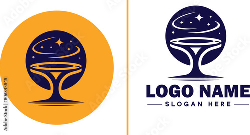 trampoline icon Bounce mat Springboard Jumping pad flat logo sign symbol editable vector