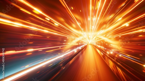 Neon power futuristic energy tunnel wallpaper background