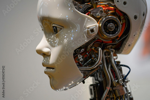 Friendly Artificial Intelligence Concept - Generative AI. © Cevko