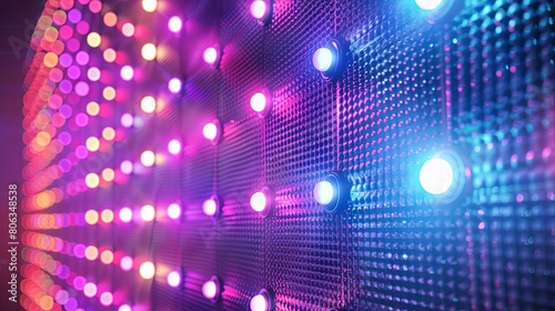 Wallpaper Mural Colorful shining glowing disco wall wallpaper background Torontodigital.ca
