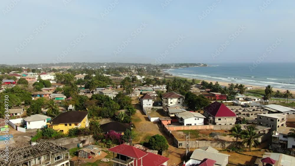 An African city by the sea, Monrovia An African city by the sea, Monrovia