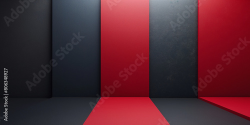 Grafische Elemente mit rot und schwarzen Streifen f  r Webdesign und Druck