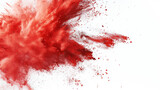 red paint splashes
