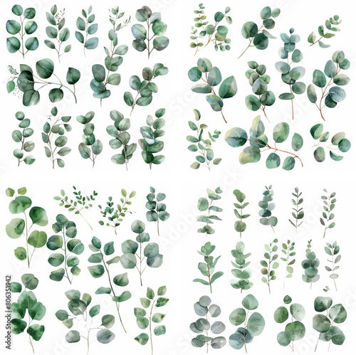 invitation painting silver herb print watercolor wedding greenery greeting herbal elegant exotic 