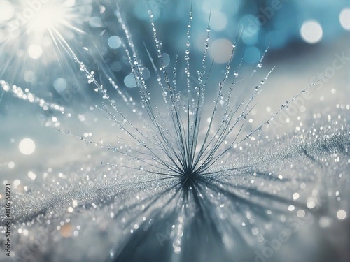 water drops on a glass