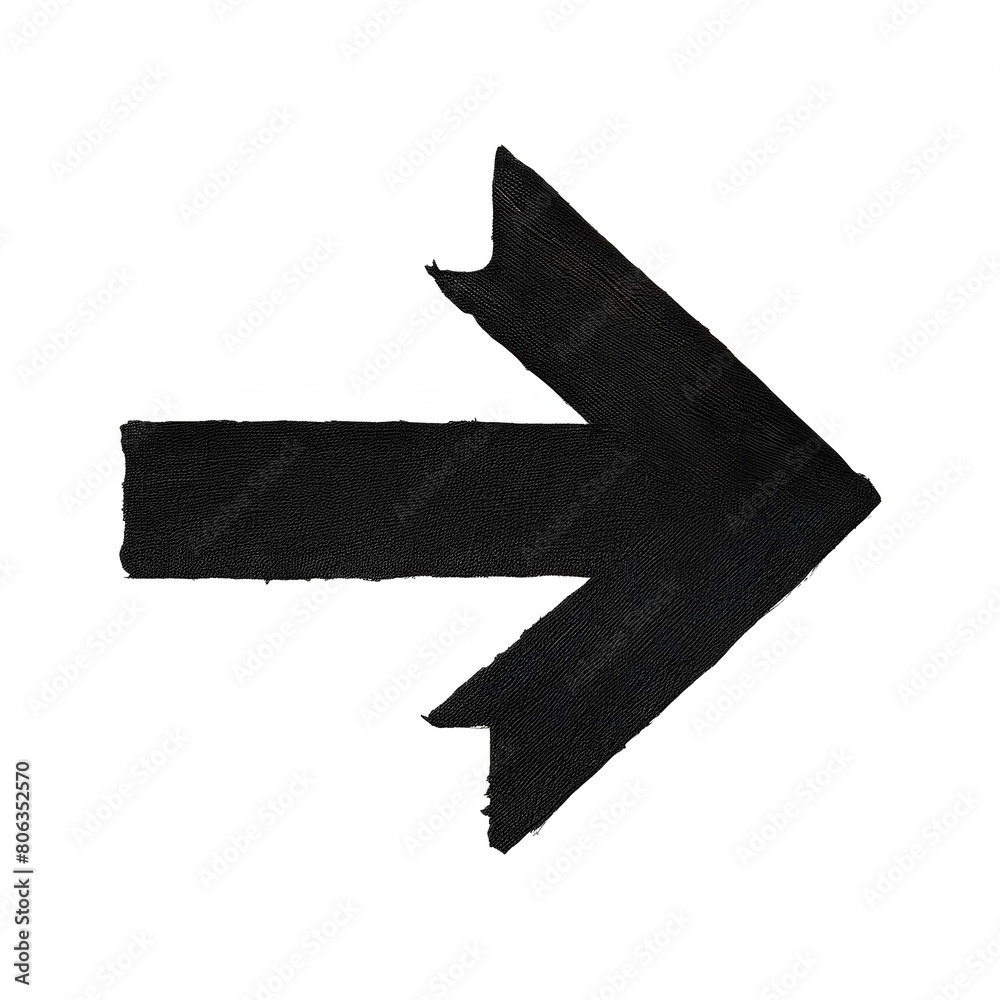 Fototapeta premium Black Matte Adhesive Torn Tape Objects