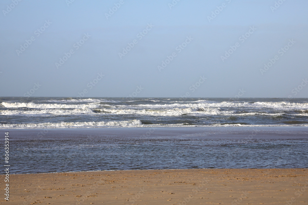 waves, North sea coastline