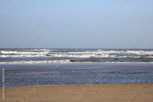 Fototapeta Naklejka Na Ścianę i Meble -  waves, North sea coastline