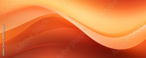 Brown orange wave template empty space rough grainy noise grungy texture color gradient rough abstract background shine bright light and glow