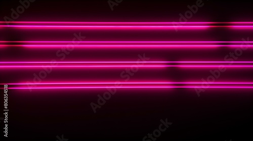 Wallpaper Mural Glowing hot pink Neon Lights in the Dark. Elegant Background with Copy Space Torontodigital.ca