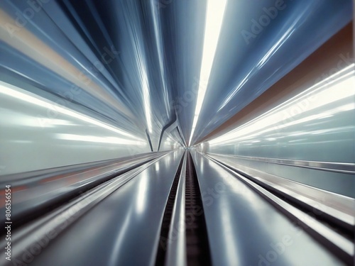 fast moving train