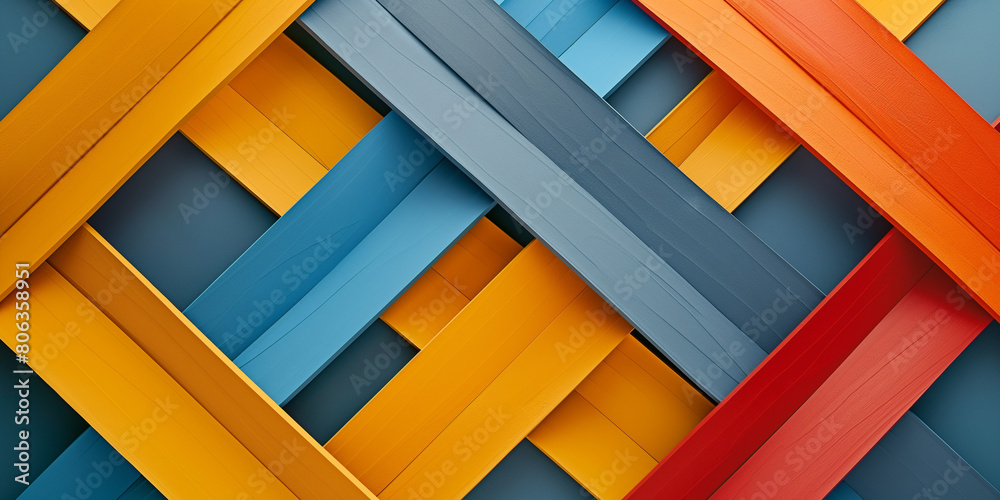 Bunte Elemente als Viereck und Rechteck als Hintergrundmotiv für Webdesign im Querformat für Banner, ai generativ Bunte Elemente als Viereck und Rechteck als Hintergrundmotiv für Webdesign im Querformat für Banner, ai generativ