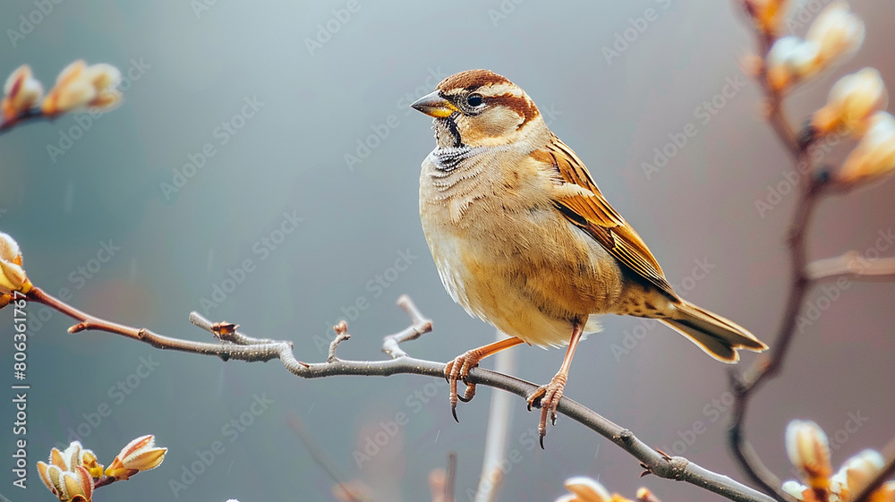 bird perched on branch bird perched on branch