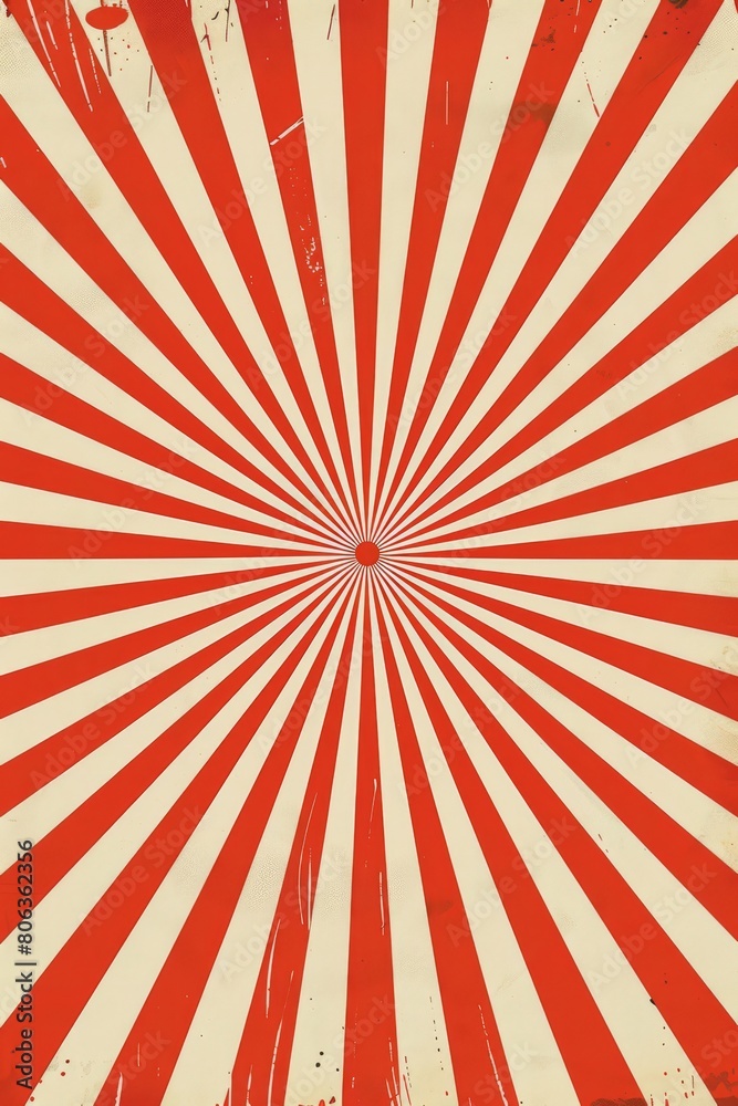 Fototapeta premium a red and white sunburst background, in the style of light orange and light gray, generated with AI
