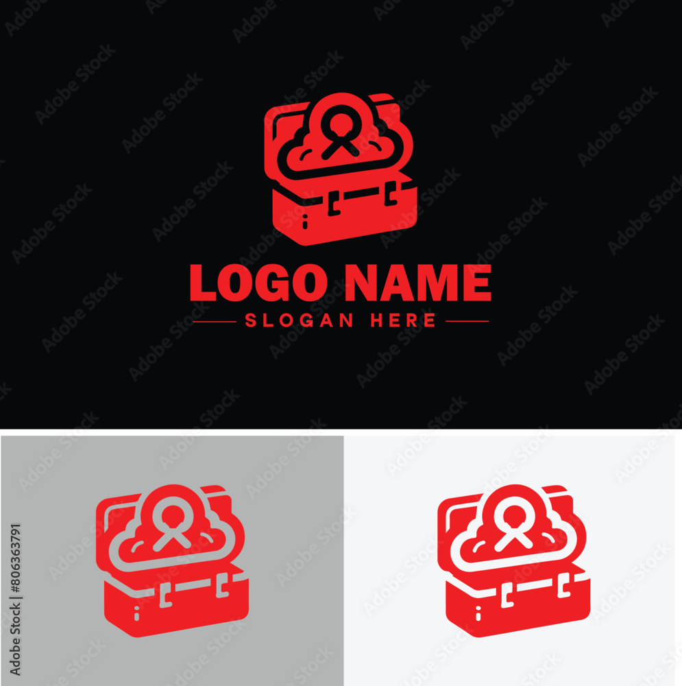 toolbox icon Tool chest Tool kit Tool cabinet flat logo sign symbol editable vector toolbox icon Tool chest Tool kit Tool cabinet flat logo sign symbol editable vector