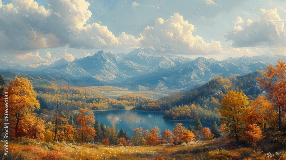 Alabama mountain range, landscape, sureal, smooth, , generated with ai Alabama mountain range, landscape, sureal, smooth, , generated with ai