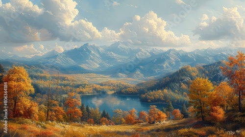 Alabama mountain range, landscape, sureal, smooth, , generated with ai