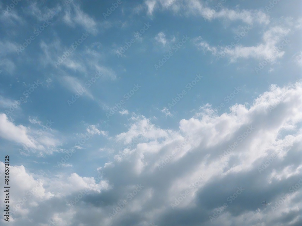 Obraz premium blue sky with clouds