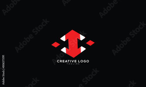 IX XI Abstract initial monogram letter alphabet logo design