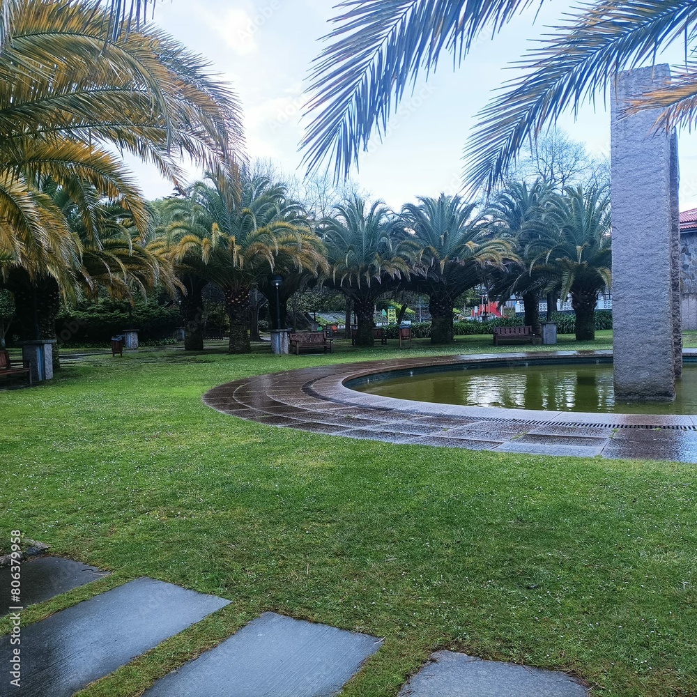 Obraz premium Parque de Oleiros, Galicia