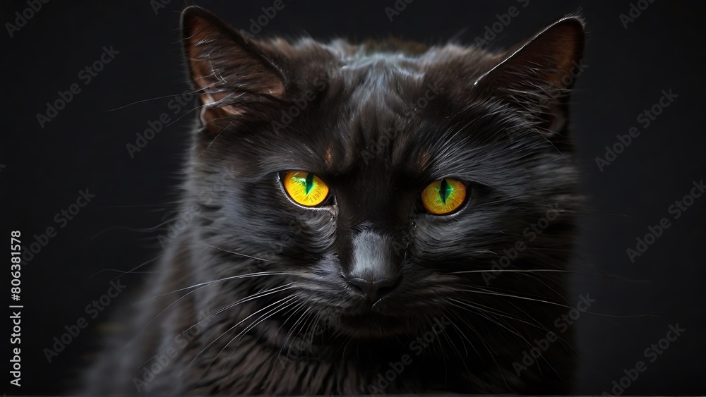 Wealthy Whiskers: Blue and Yellow-Eyed Feline Royalty