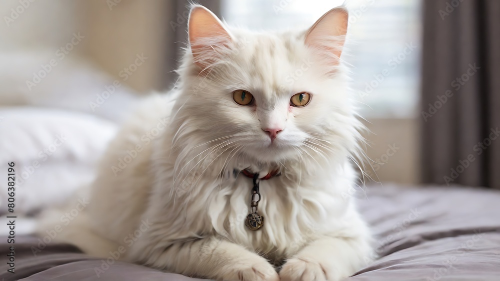 Regal Cat with Sapphire Eyes: The Millionaire's Pride