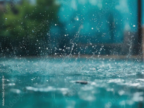 rain on the window