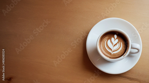 cup of coffee  cappuccino  flat white  latte art 