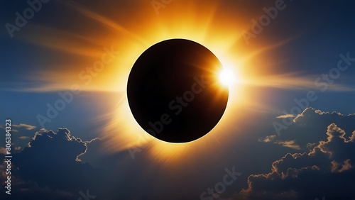 Eclipse Euphoria: Celestial Ballet of Sun and Moon