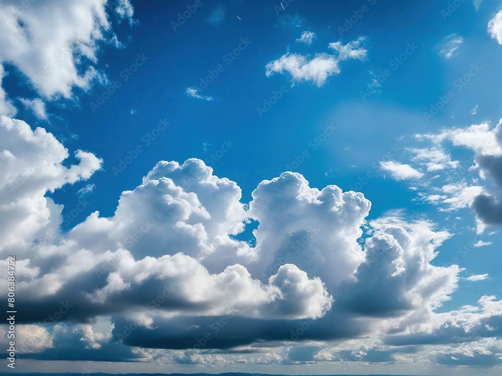 Fototapeta premium blue sky with clouds