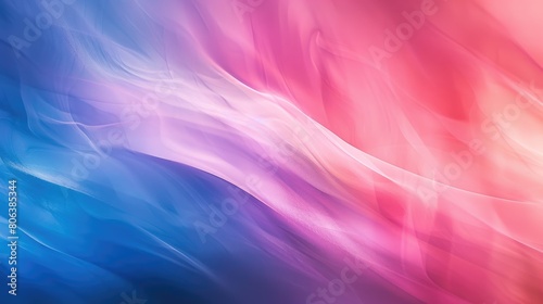 Pink and blue abstract fluid painting AIG51A. photo