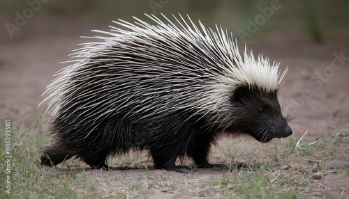 A Porcupine With Its Quills Rattling As It Moves  2 © Azwa