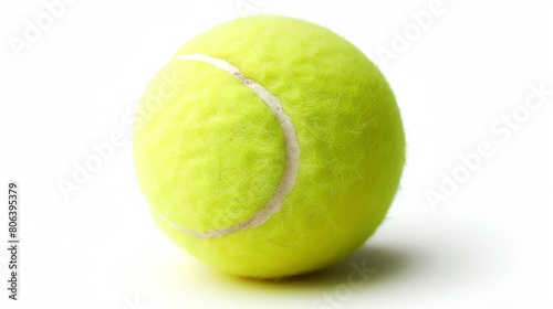 a tennis ball with a white line © progressman