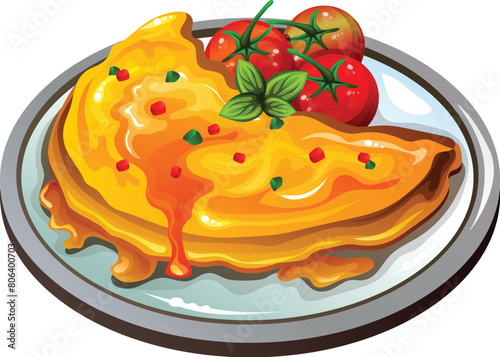 tasty omlette egg