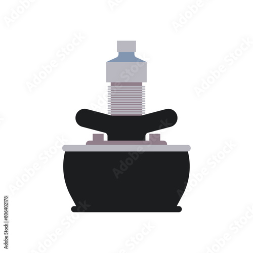 Test Plugs Tool for Plumbing, and for Pipe and Drain Testing, Vector Flat Illustration Design
