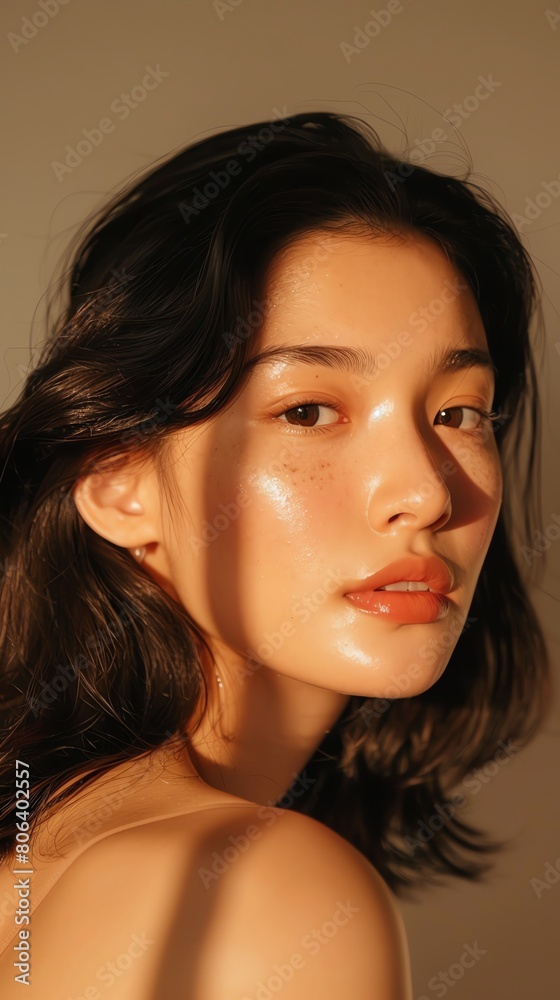 Illuminate your complexion with our Vitamin C serum Say goodbye to dull, uneven skin tone and hello to luminous radiance , commercial shot