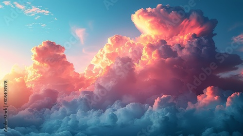 The Sky Filled With Clouds at Sunset